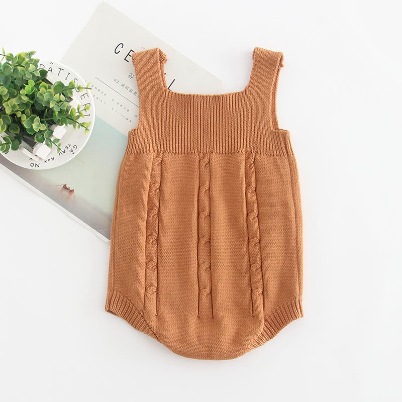 Cotton baby triangle romper jumpsuit