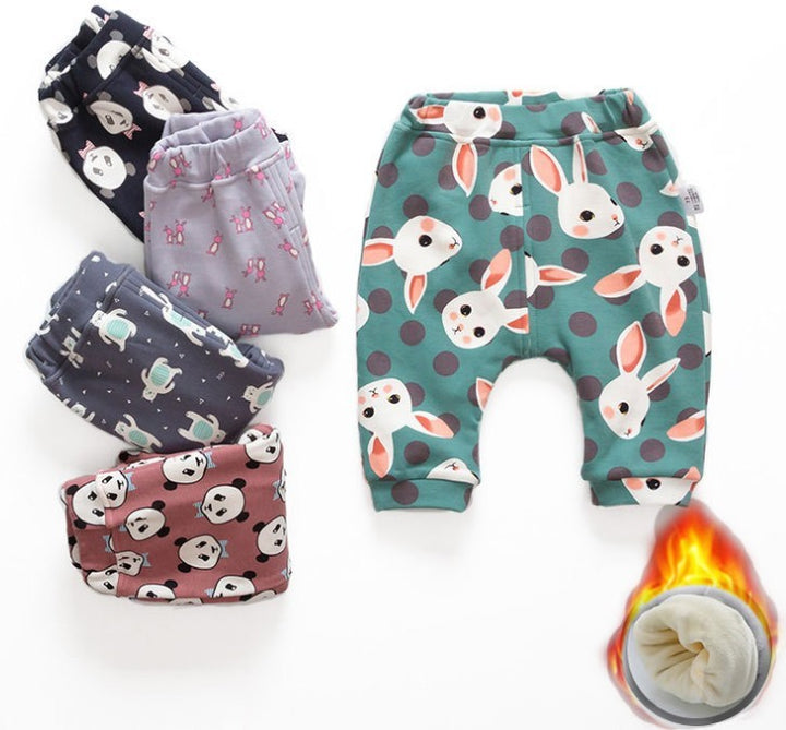 Korean winter wear baby pants