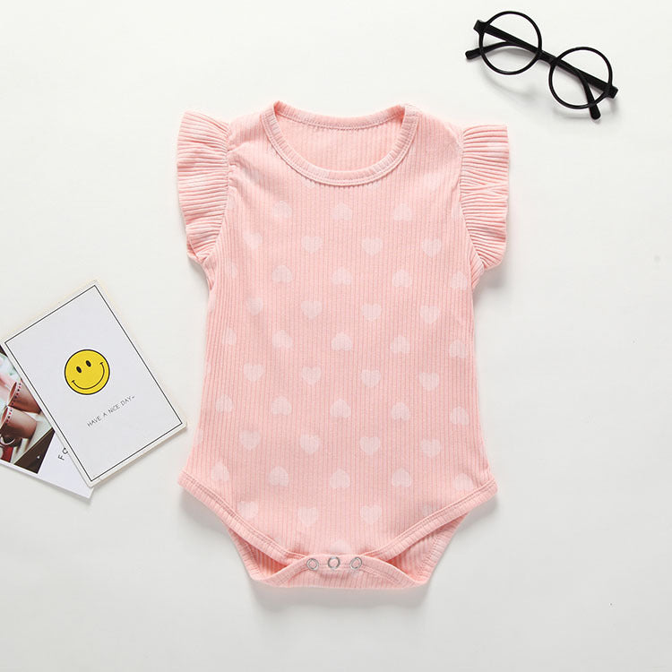 Love Baby Fart Romper Cotton Long Sleeves