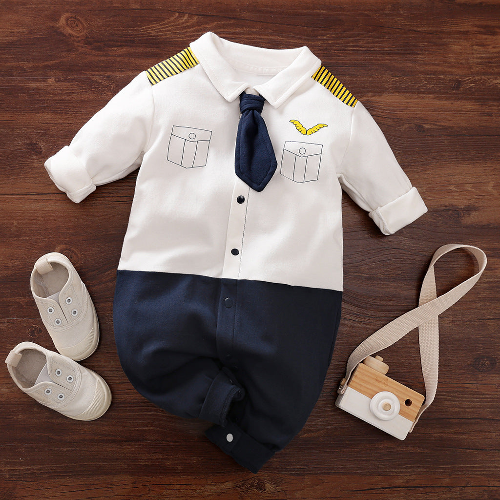 Gentleman's Baby Clothes, Long-sleeved Baby