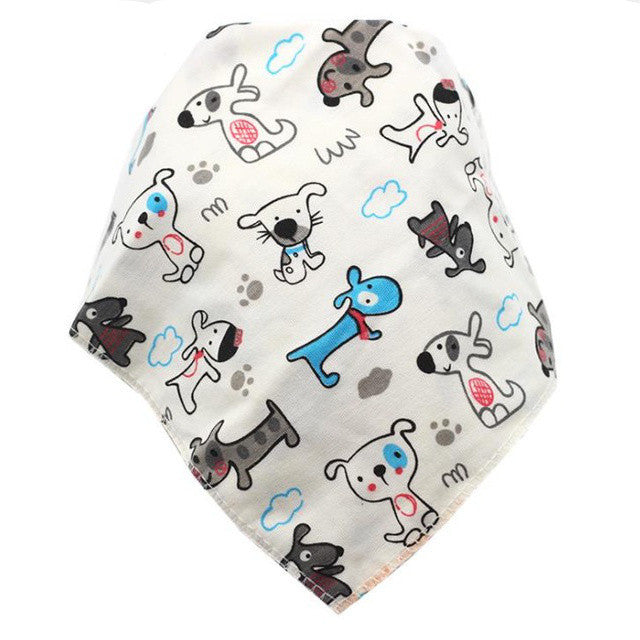 Baby Bibs Waterproof e Cotton Cartoon Child Baberos
