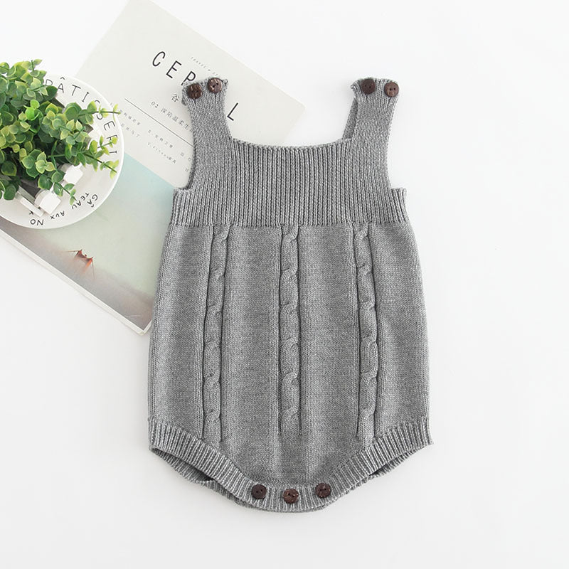 Cotton baby triangle romper jumpsuit
