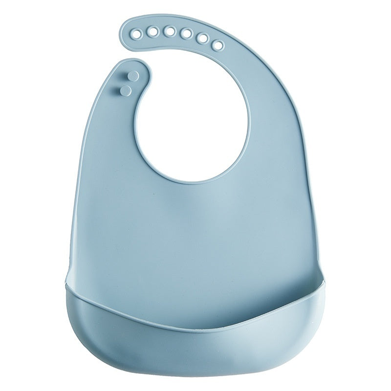 Thin Baby Eating Silicone Baby Bibs Oil-proof