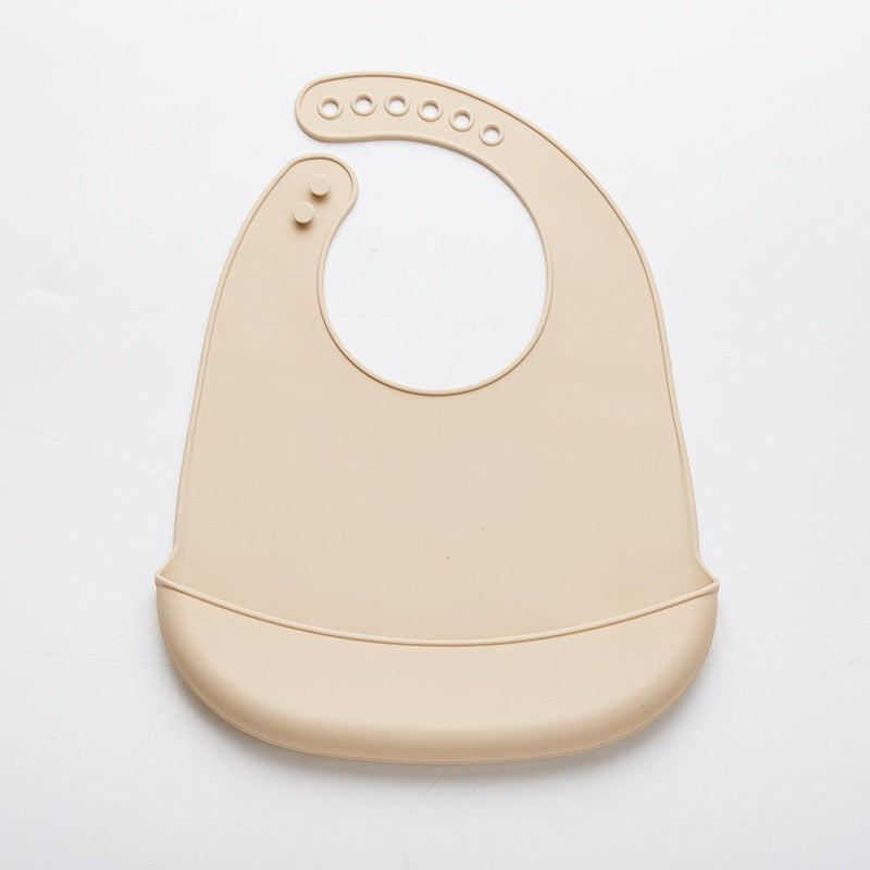Thin Baby Eating Silicone Baby Bibs Oil-proof