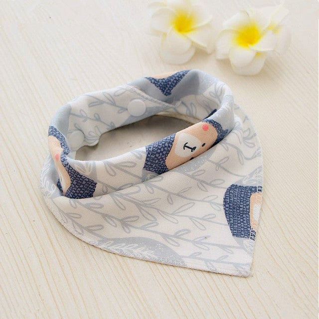Baby Bibs Waterproof e Cotton Cartoon Child Baberos