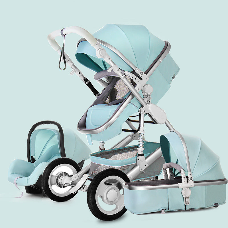 High-view Stroller Can Sit And Lie Down