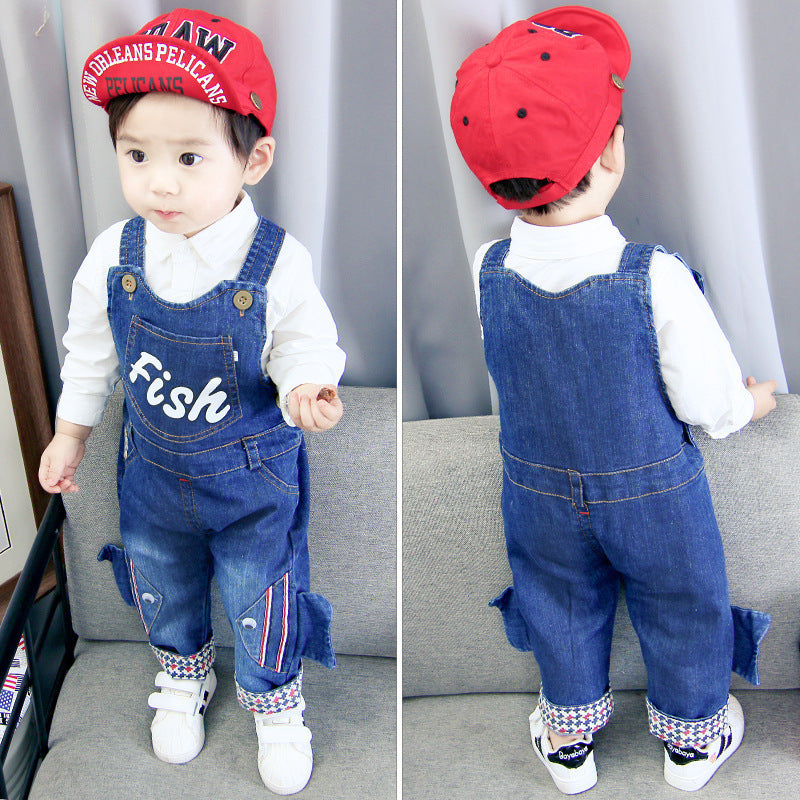 Baby Overalls Denim Jeans