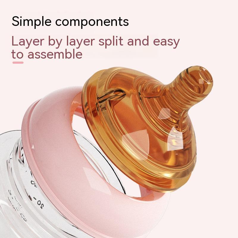 Newborn Glass Choke Proof Wide Mouth