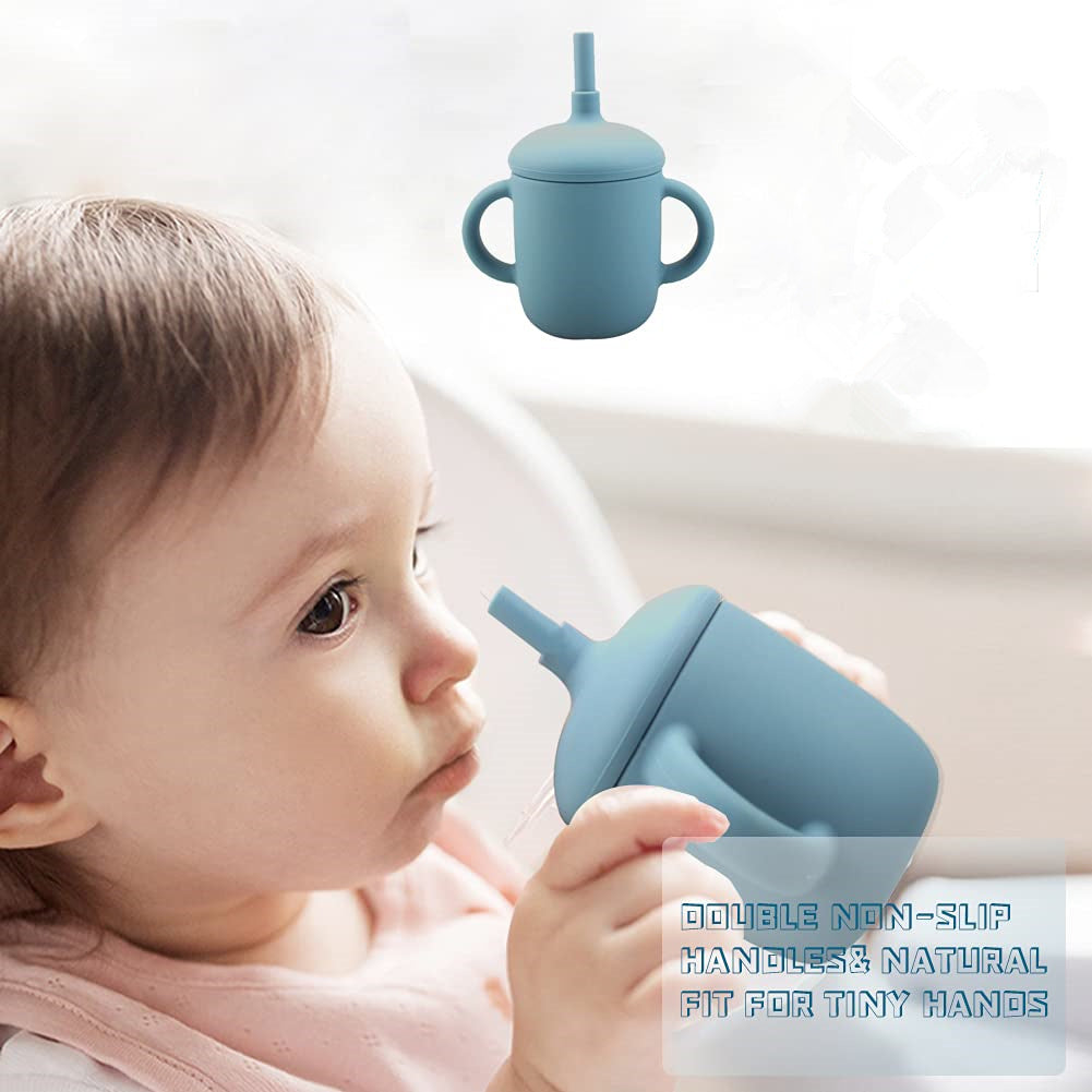 New Design Baby Feeding Cup Straw Water