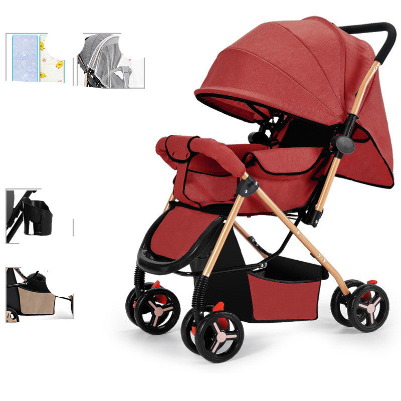 Baby Strollers Can Sit Or Lie Down