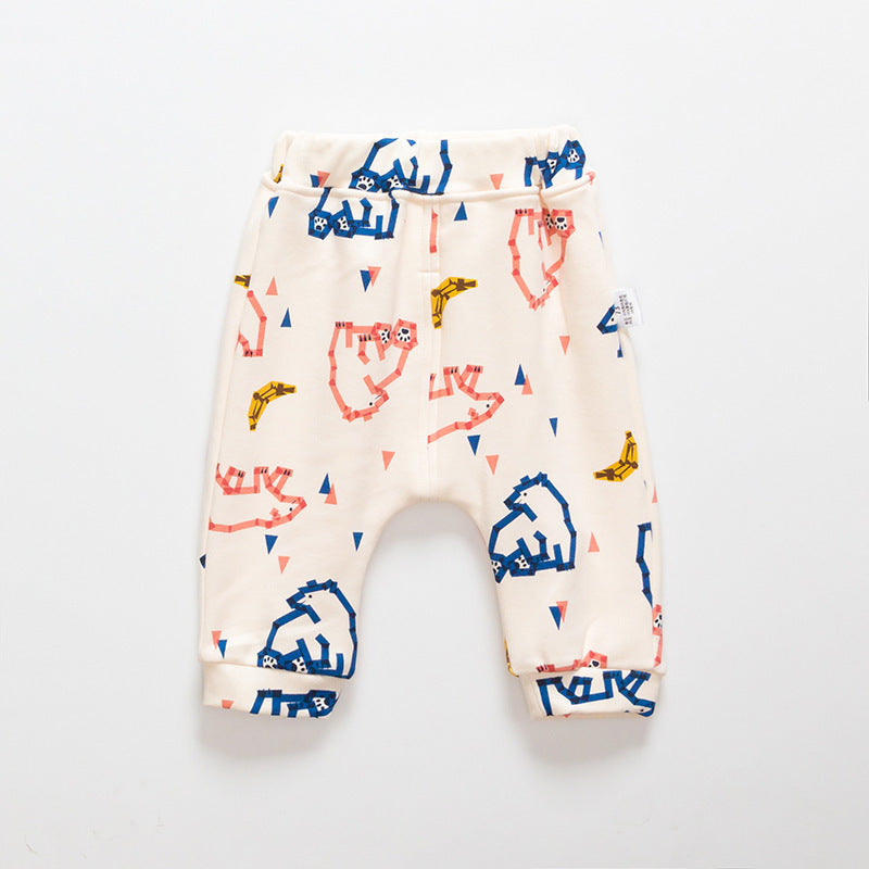Korean winter wear baby pants