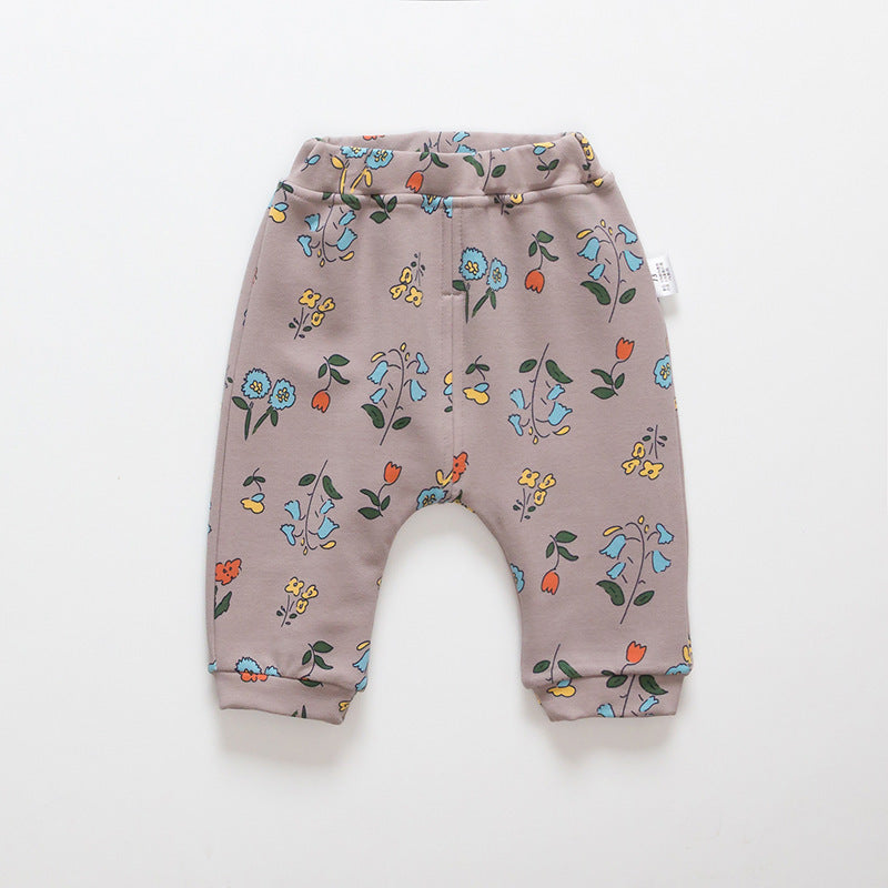 Korean winter wear baby pants