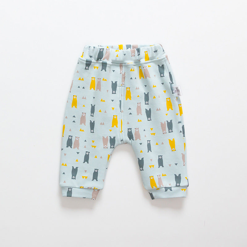 Korean winter wear baby pants