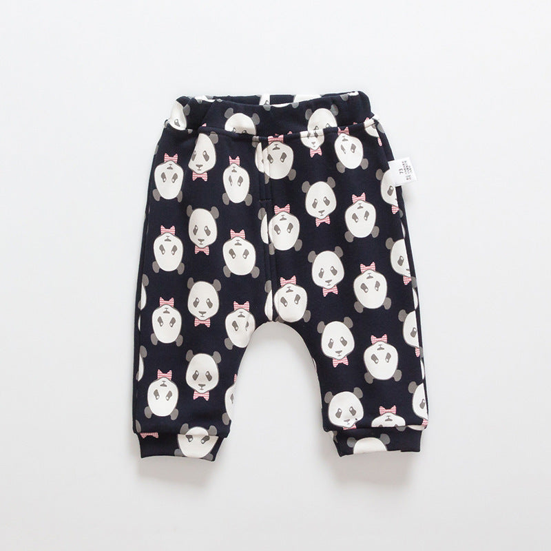Korean winter wear baby pants