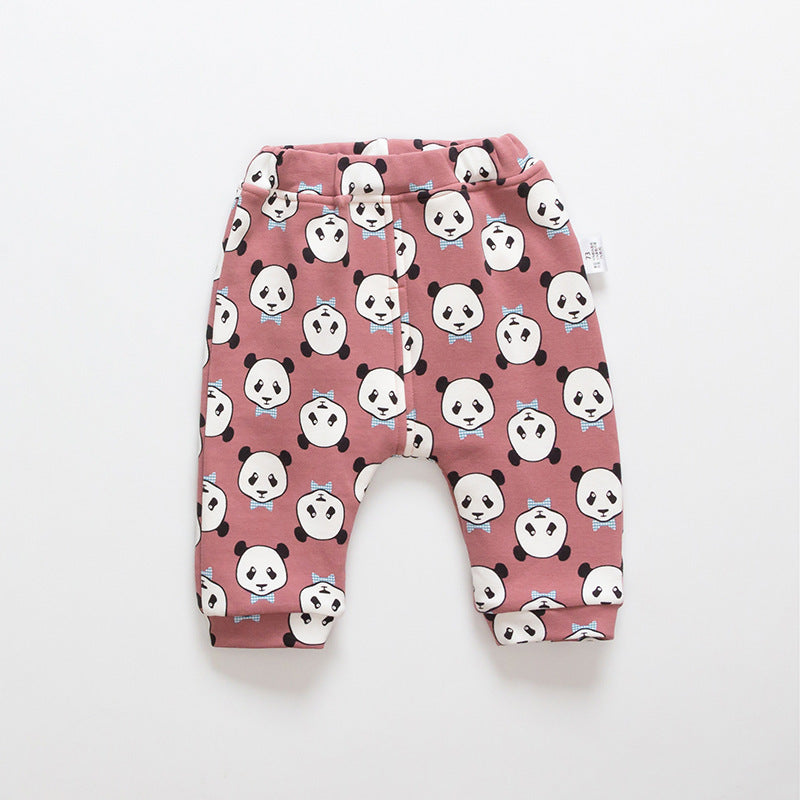 Korean winter wear baby pants