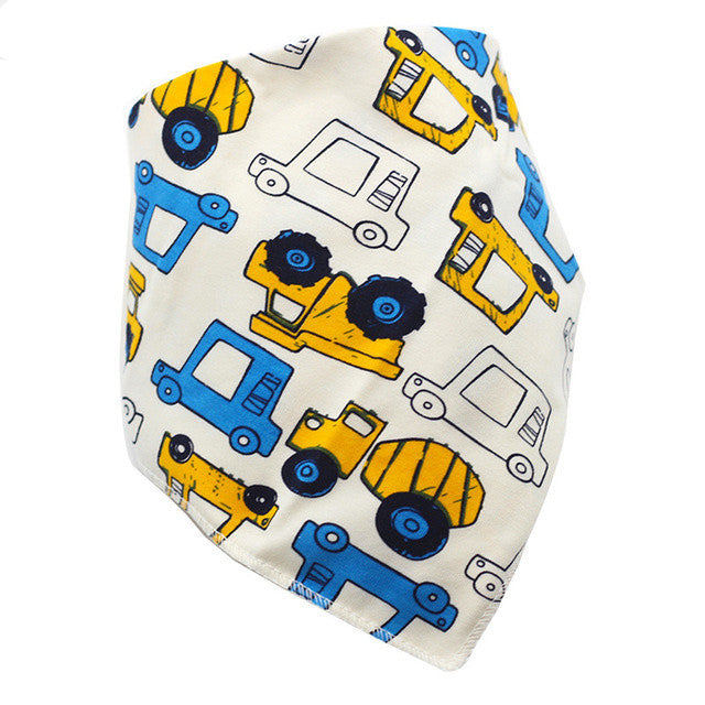 Baby Bibs Waterproof e Cotton Cartoon Child Baberos