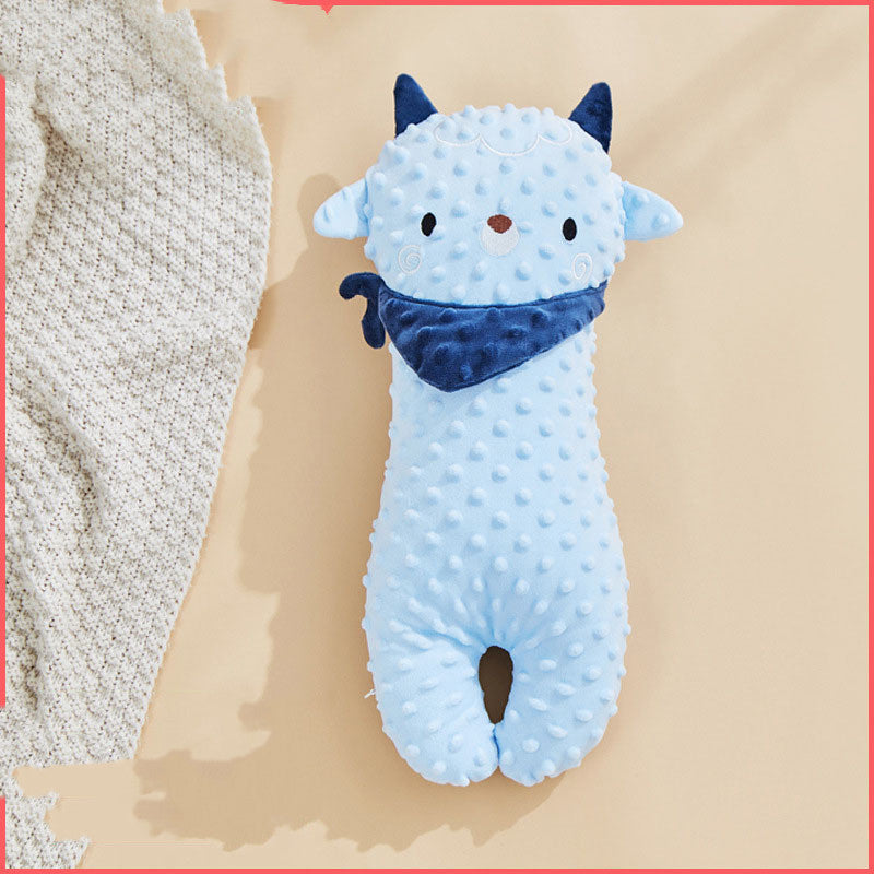 Baby Sleeping With Pillow To Prevent Jumping