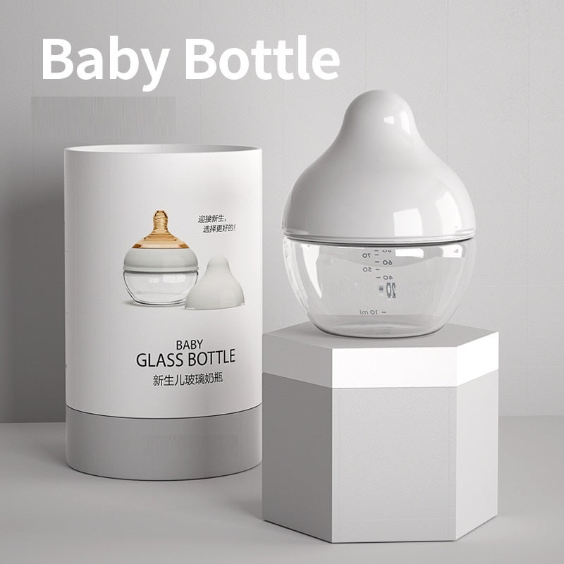 Newborn Glass Choke Proof Wide Mouth