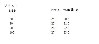 Korean Style Denim Pants Summer Infant Toddler