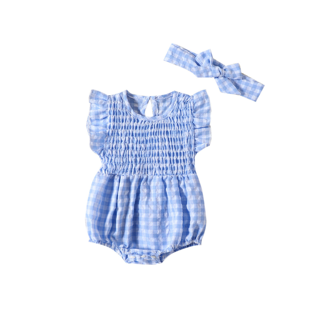 Baby Girl Solid Color Baby Sleeveless Triangle