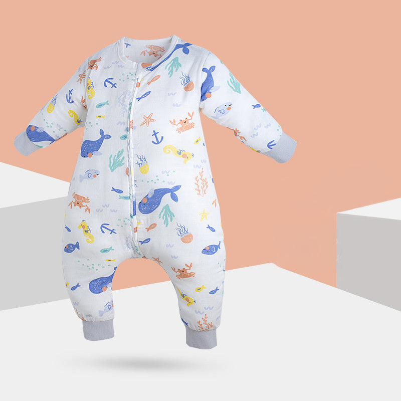 Detachable Sleeve Sleeping Baby Pajamas