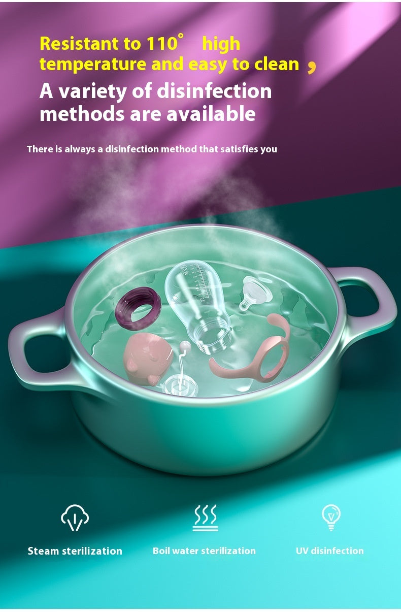 Baby Wide Caliber PP Straw Feeding Bottle