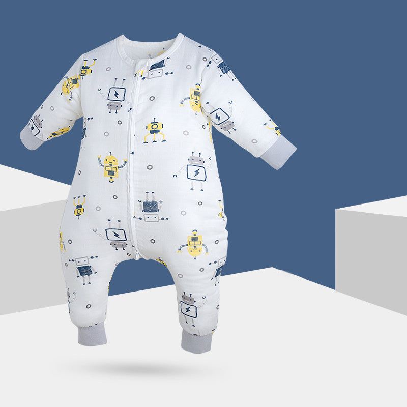 Detachable Sleeve Sleeping Baby Pajamas