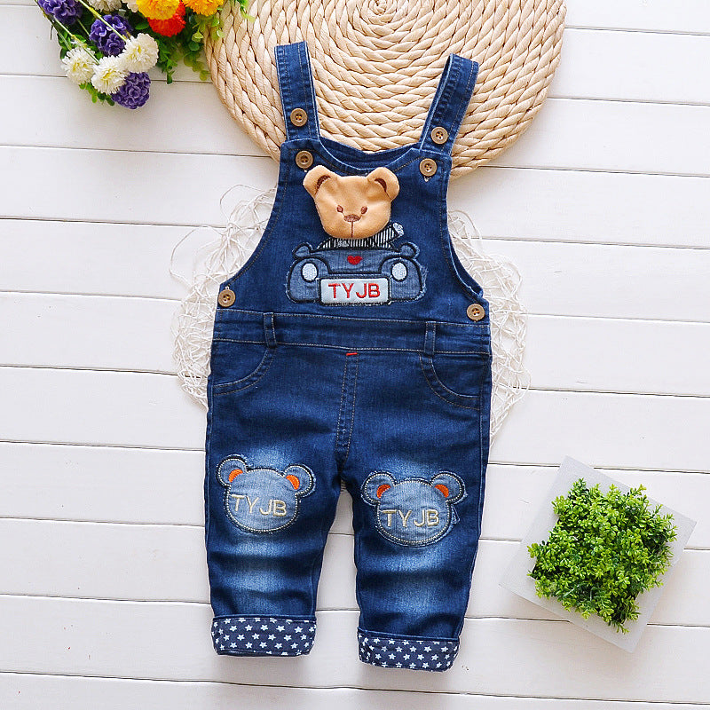 Baby Overalls Denim Jeans