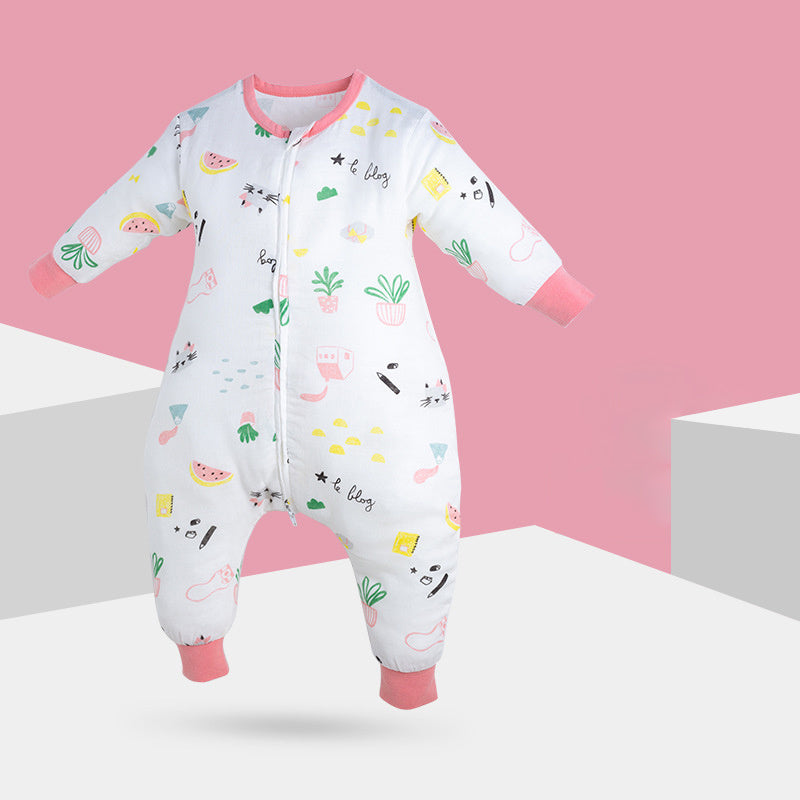 Detachable Sleeve Sleeping Baby Pajamas