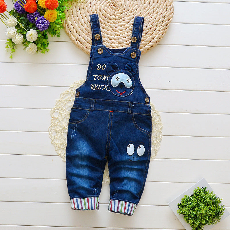 Baby Overalls Denim Jeans