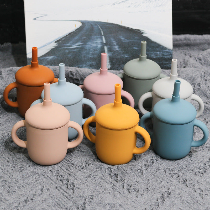 New Design Baby Feeding Cup Straw Water