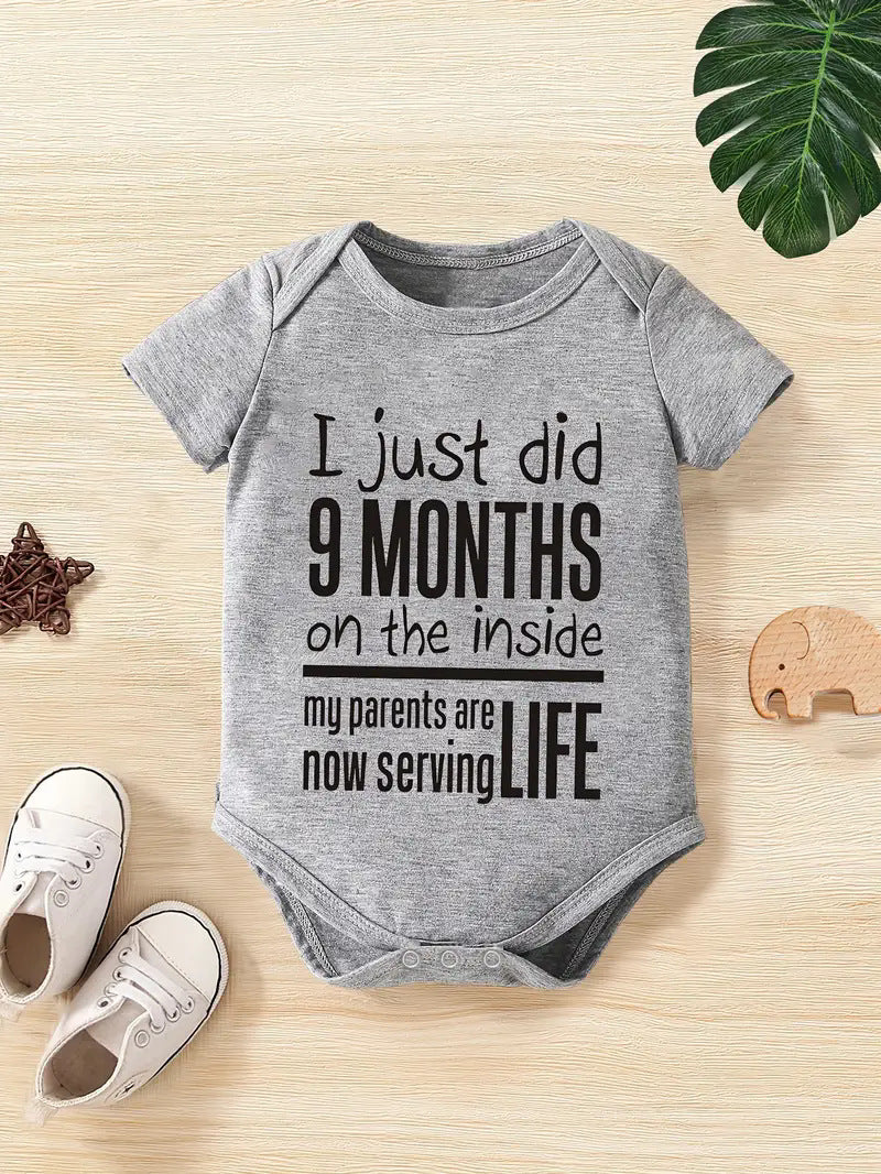 Breathable Cotton Short Sleeve Romper Baby