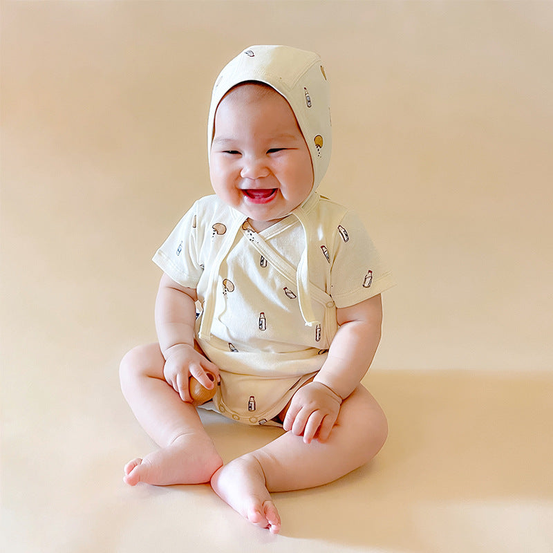 Baby Summer Cotton Monk Dress Bodysuit
