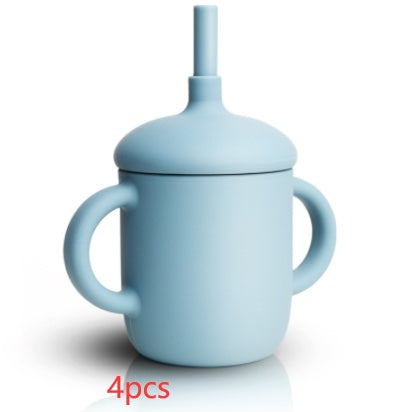 New Design Baby Feeding Cup Straw Water