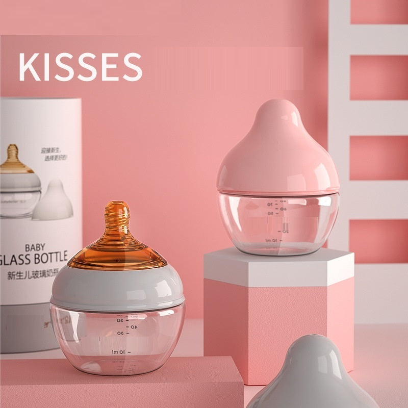 Newborn Glass Choke Proof Wide Mouth