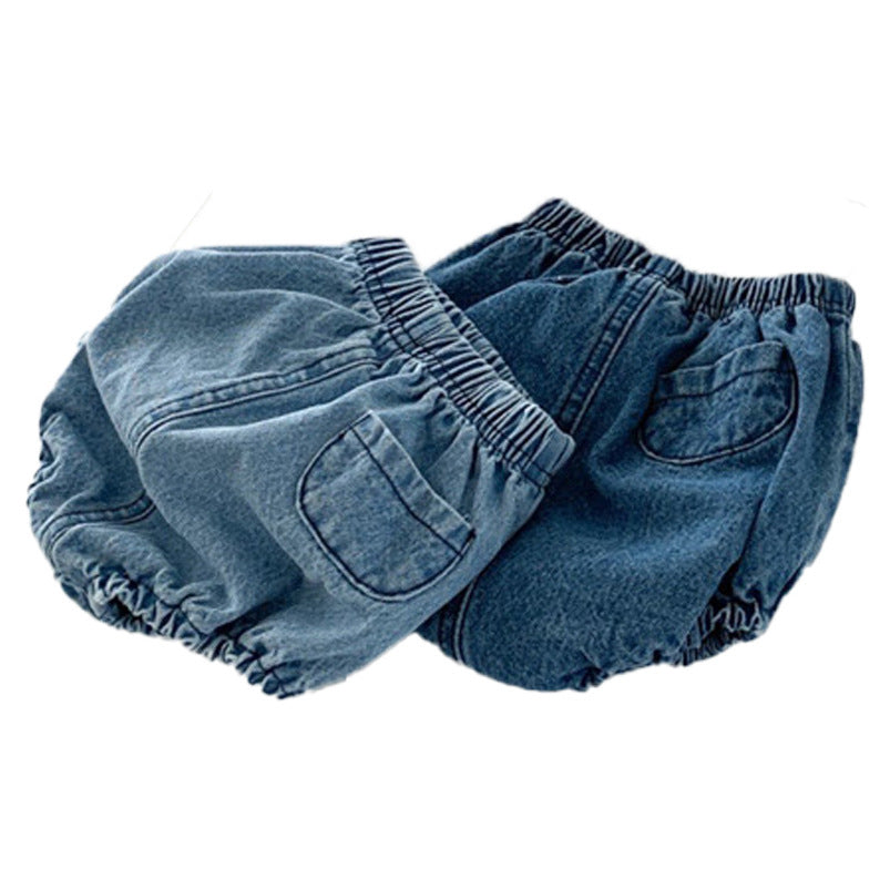 Korean Style Denim Pants Summer Infant Toddler