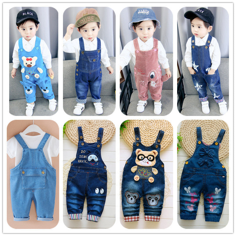 Baby Overalls Denim Jeans