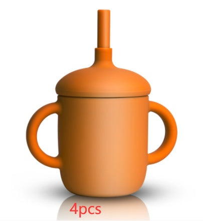 New Design Baby Feeding Cup Straw Water