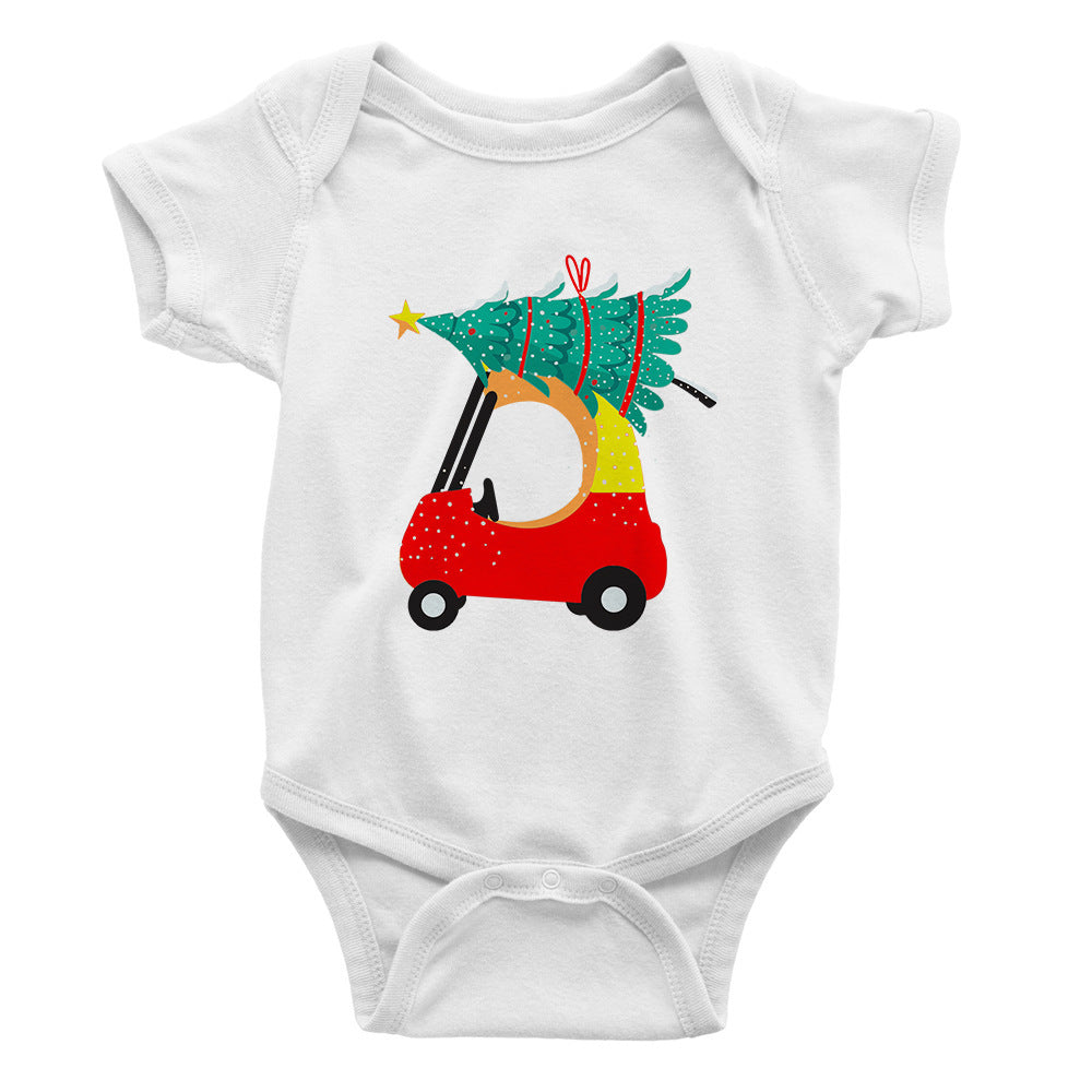 Baby Romper Cotton Short Sleeve Rompers Coating