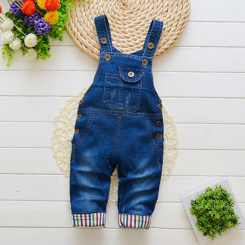 Baby Overalls Denim Jeans
