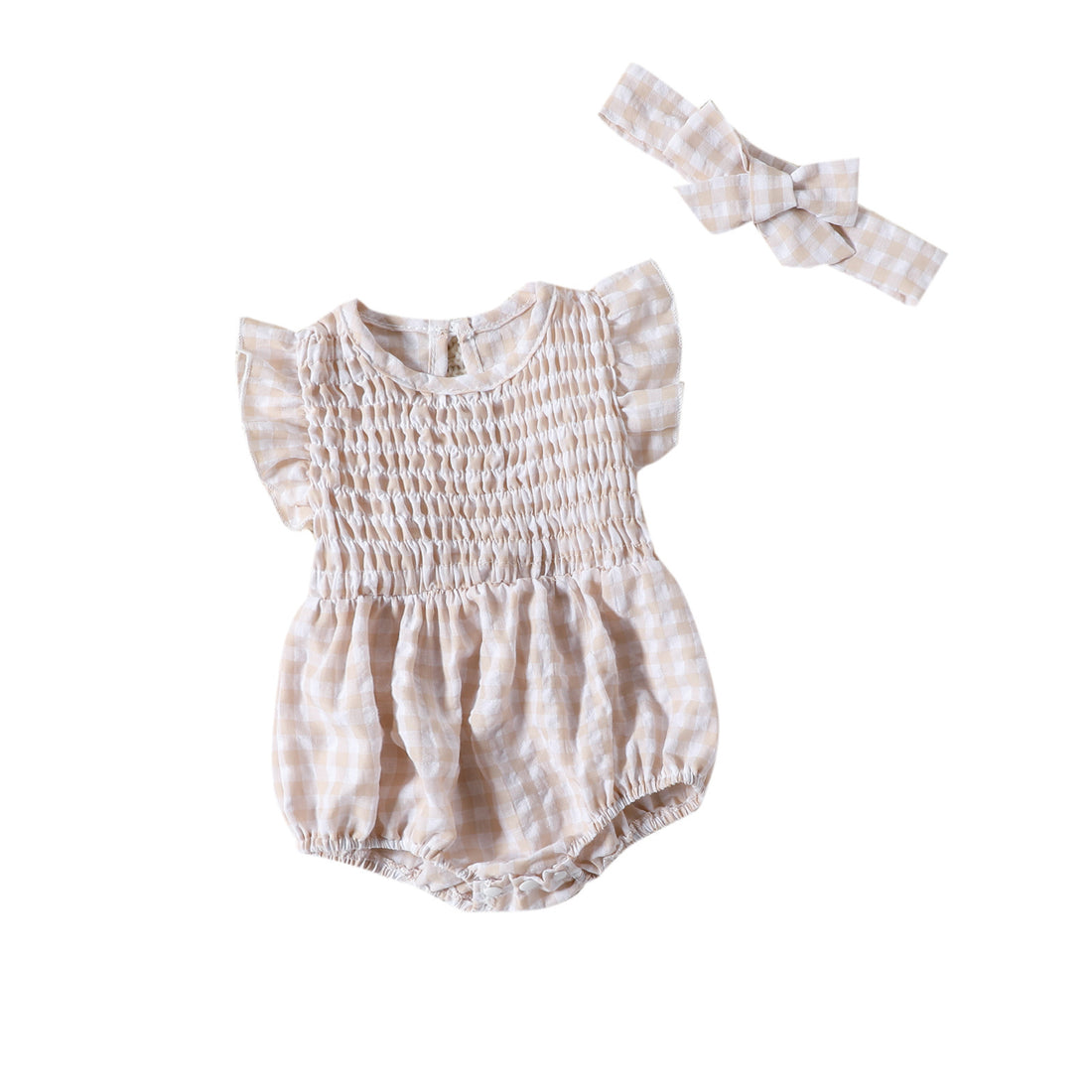 Baby Girl Solid Color Baby Sleeveless Triangle