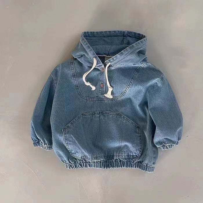 Infants Baby Denim Hoodie