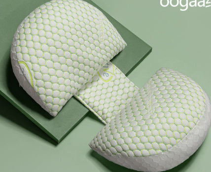 Pregnant Woman Sleeping With Waist Pillow Side Pillow