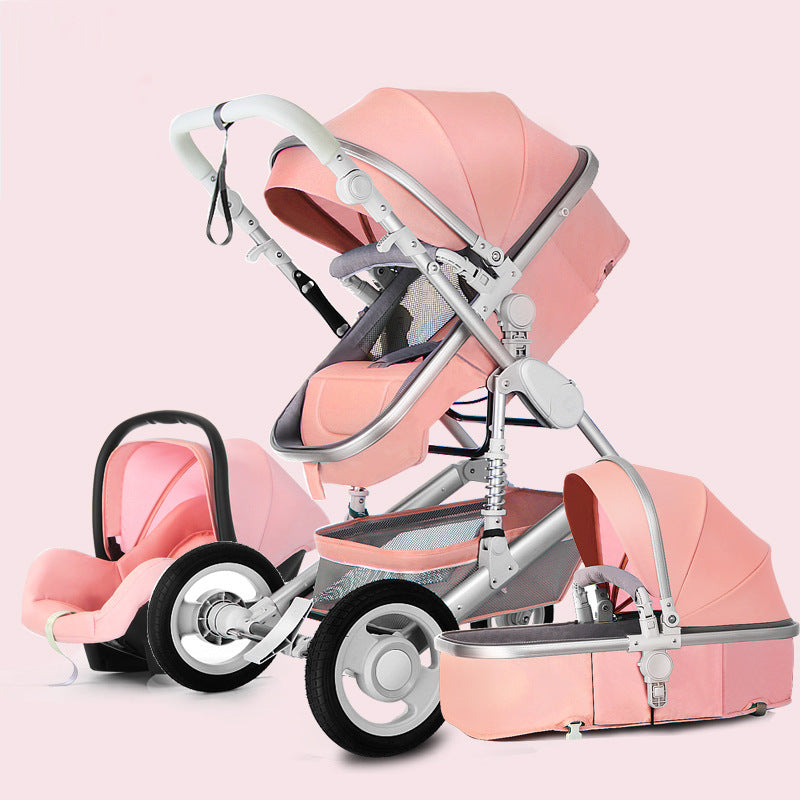 High-view Stroller Can Sit And Lie Down