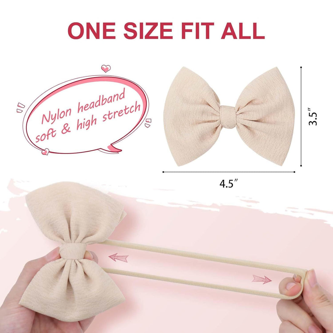 Soft Headbands Baby Girls Nylon