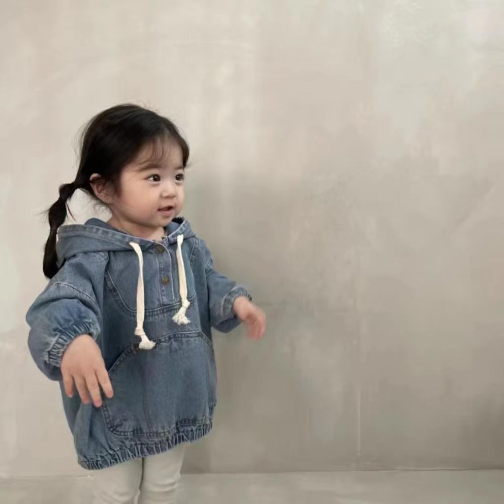 Infants Baby Denim Hoodie