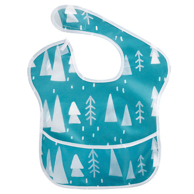 Polyester TPU Coated Waterproof Baby Bibs