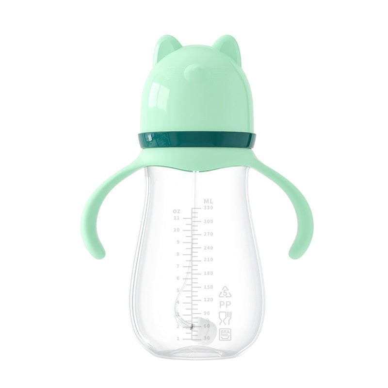 Baby Wide Caliber PP Straw Feeding Bottle