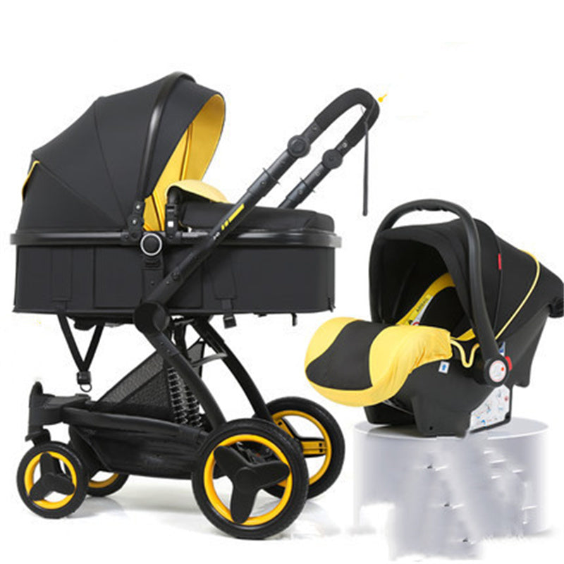 High Landscape Baby Stroller Basket